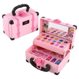 Kit De Maquiagem Infantil De 30 Peças Para Meninas