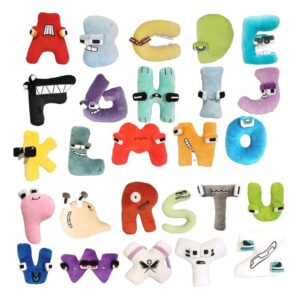 Brinquedo De Pelúcia Infantil Com Almofada De Alfabeto Inglê