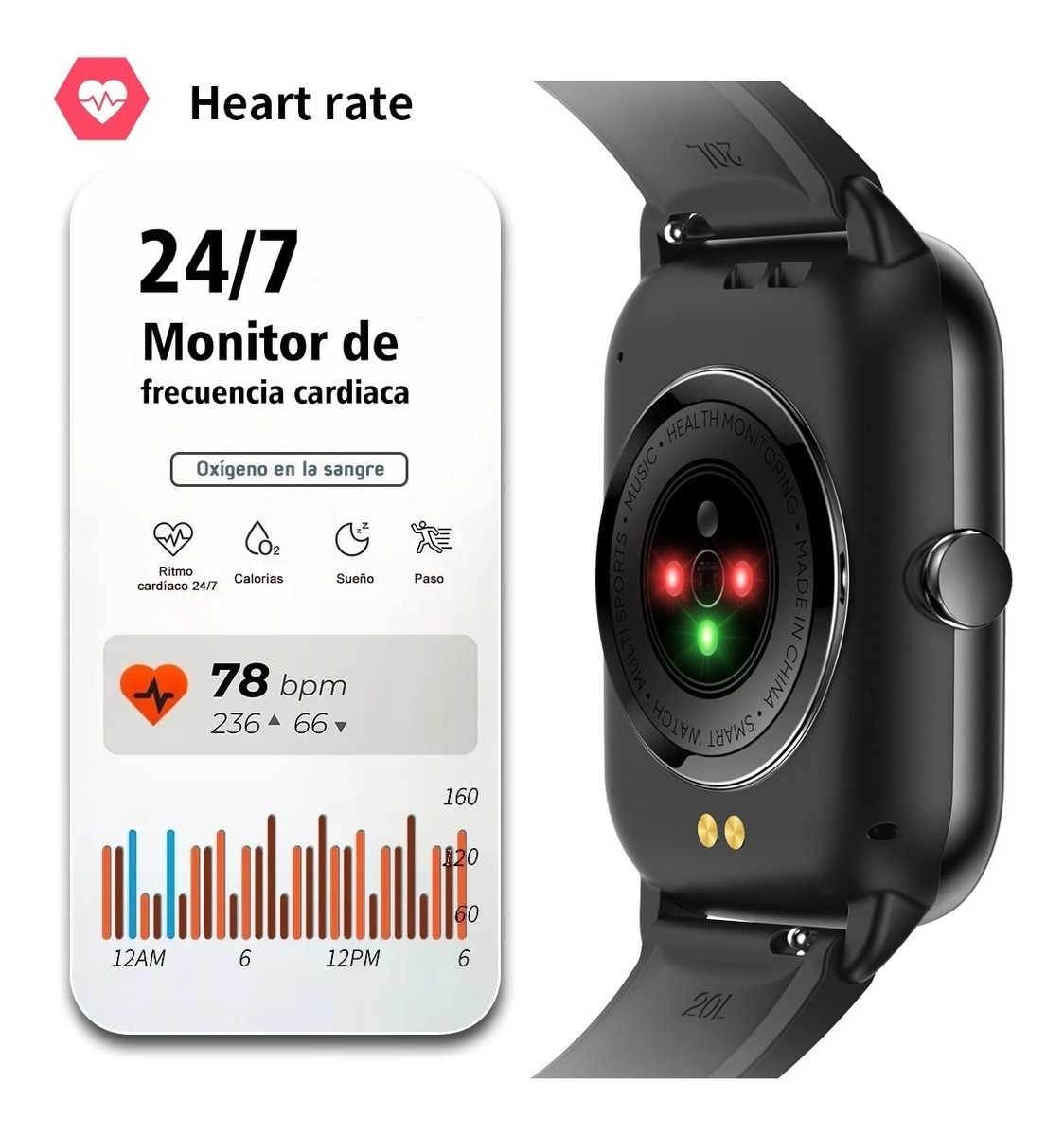 1.9 Relógio Inteligente Masculino Smartwatch Masculino Llama - Imagem 5