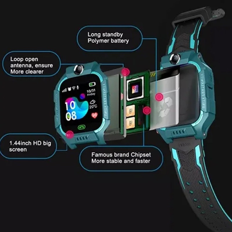 Smartwatch Infantil Q19, Jogos De Bate-papo Por Voz - Imagem 3
