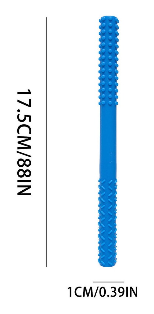 Z Bebê Silicone Oco Dentição Tubo Bebê Mastigar Brinquedo An - Imagem 3