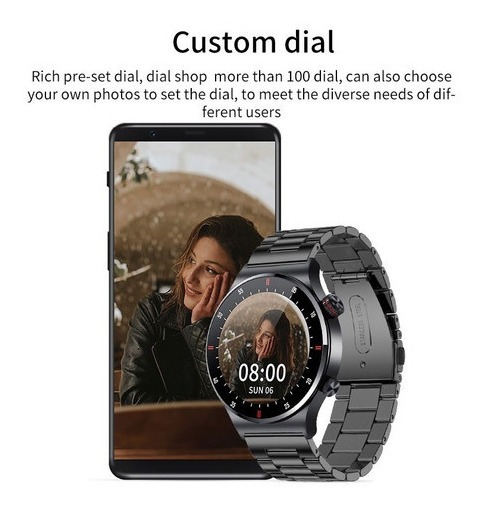 Smartwatch Lige Bluetooth Nfc Men Sport À Prova D'água - Imagem 6