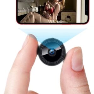 Mini Câmera Escondida Wifi Espiâ Discreta Bateria Espião