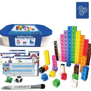 Conjunto De Atividades Magic Number Blocks Mathlink Cubes