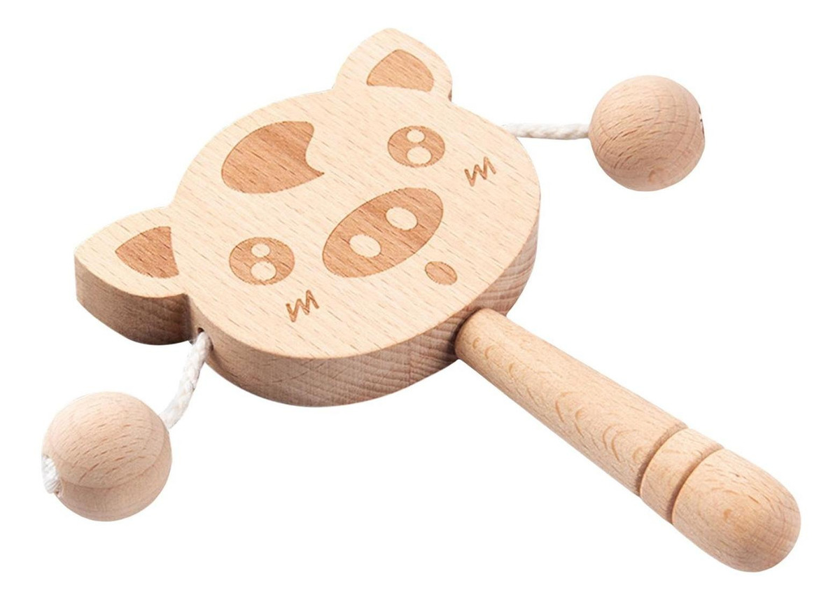 Chocalhos De Madeira De Percussão Manual, Práticos E Durávei - Imagem 5