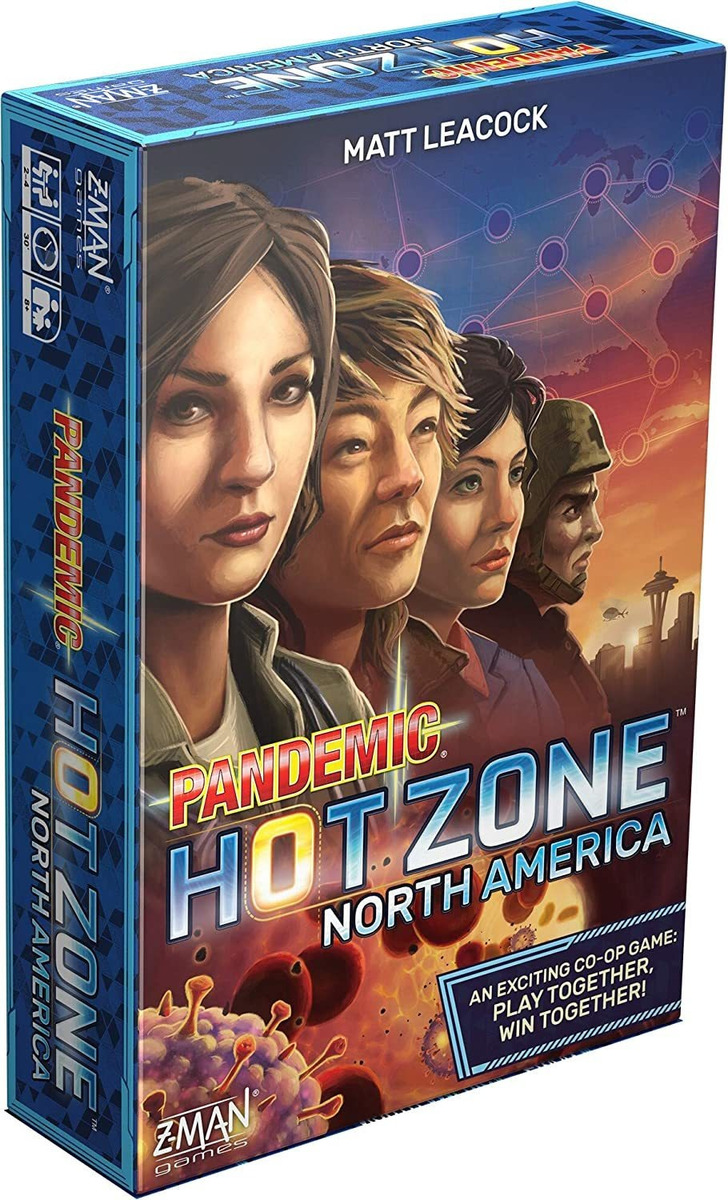 Pandemic Hot Zone Jogo De Tabuleiro Da América Do Norte Jogo