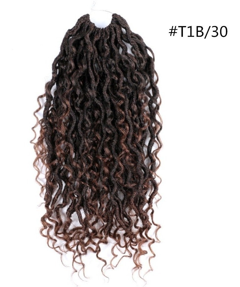 Crochet Cabelo Peruca Tranças Sintéticos Extensão Da Trança - Imagem 2
