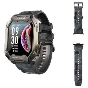 Smartwatch Militar Camuflado C20 À Prova D'água