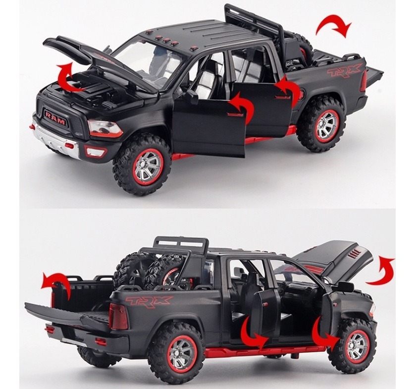 Dodge Ram Trx 1:32 Modelos De Carros De Liga Leve - Imagem 23