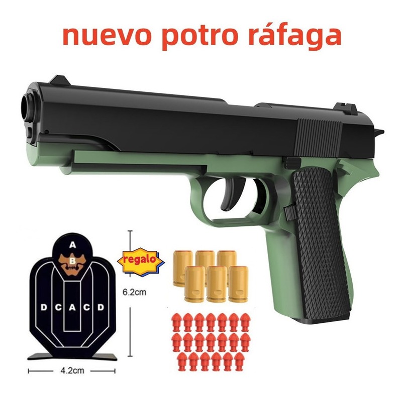 Repetindo A Arma De Brinquedo Infantil Colt Com Alvo - Imagem 12