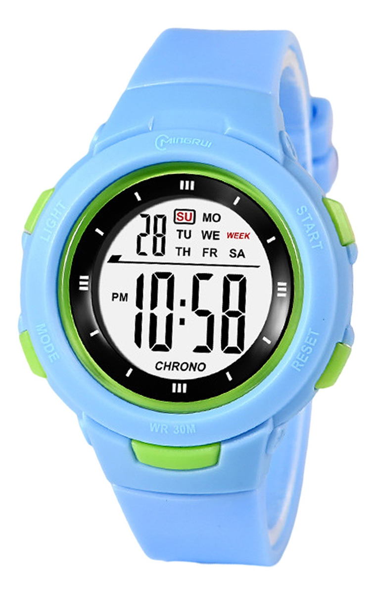 Meninos Girls Digital Watch Electro Impermeável Ao Ar Livre - Imagem 28