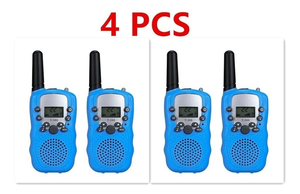 Rádio Walkie Talkie Infantil, Alcance De 8 Km, 4 Unidades - Imagem 10