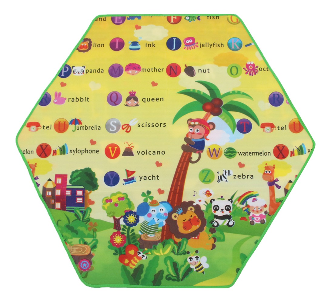 Crianças Bebê Hexagonal Desenho Rastejando Tapete Playmat