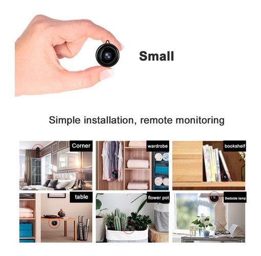Câmera Ip Mini Baby Camera Wifi Hd 1080p Visão Noturna - Imagem 3