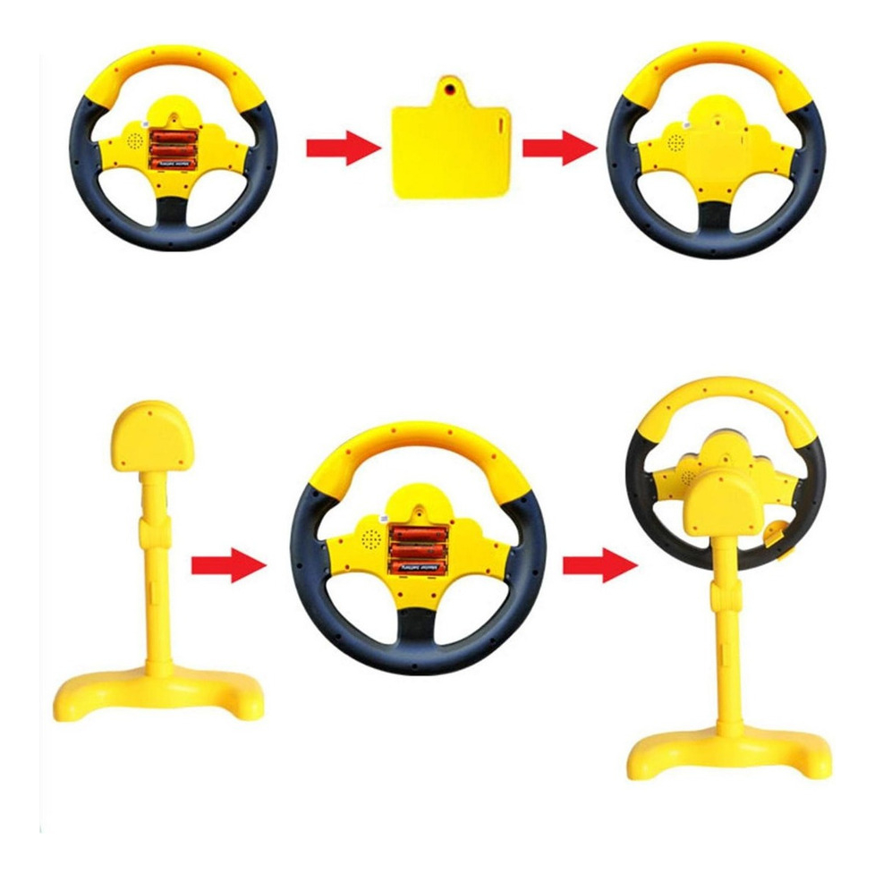 Volante Simulado Para Controle De Direção Infantil Com - Imagem 10