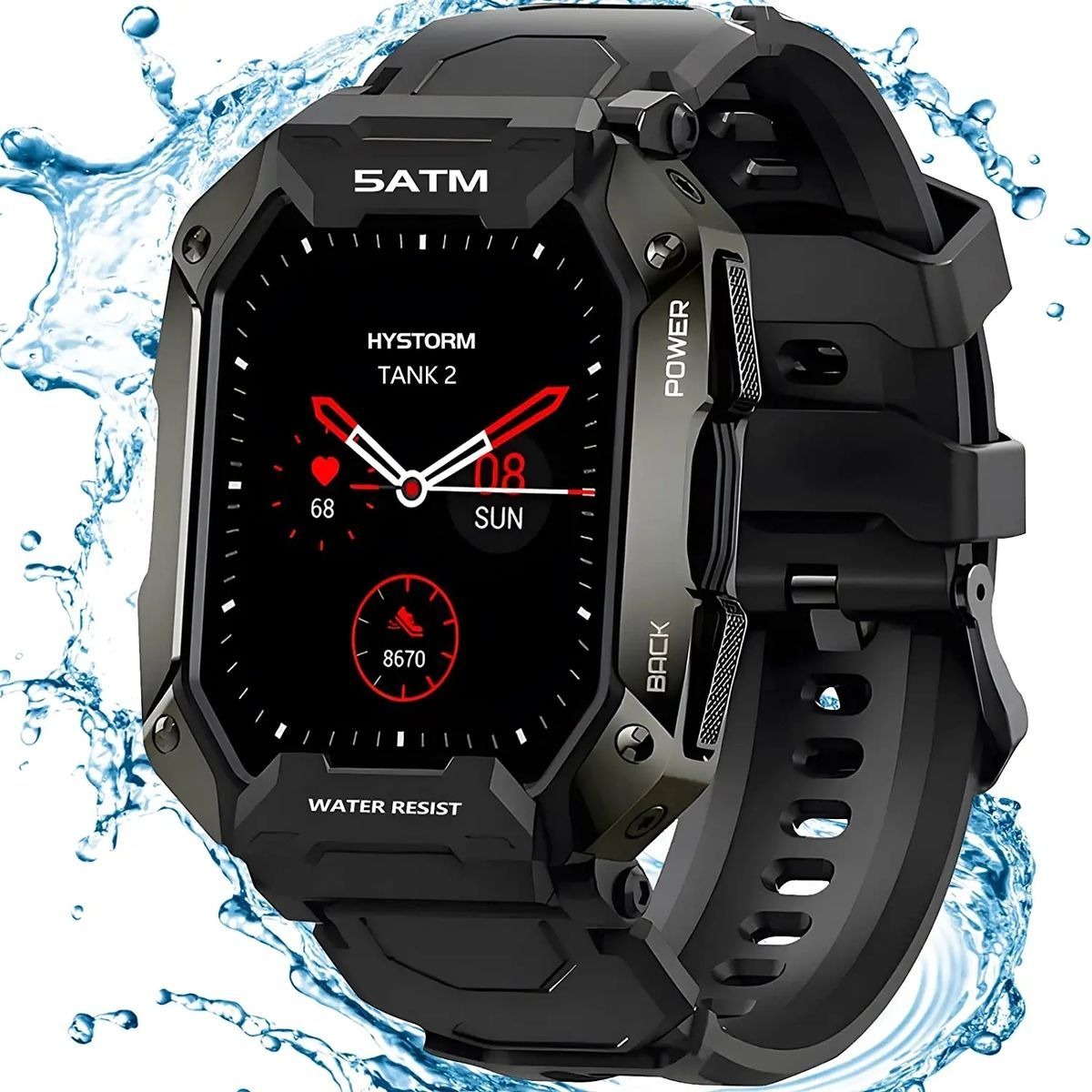 Relógios Inteligentes Para Homens 5atm Waterproof Fitness Tr - Imagem 7