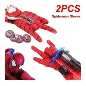 Luva Infantil 2toy Lança Disco De Teia Do Homem-aranha
