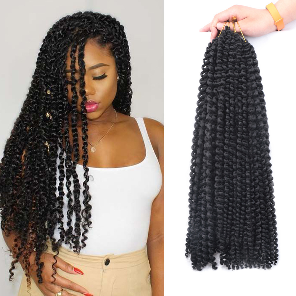 Mega Hair Cabelo Bio Vegetal Cacheado Para Aplique E Braid - Imagem 2