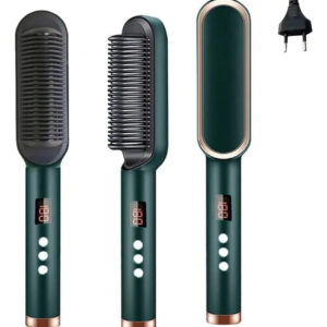 Básica Elegante Chapinha De Cabelo Escova Ânion Cabelo 2em1