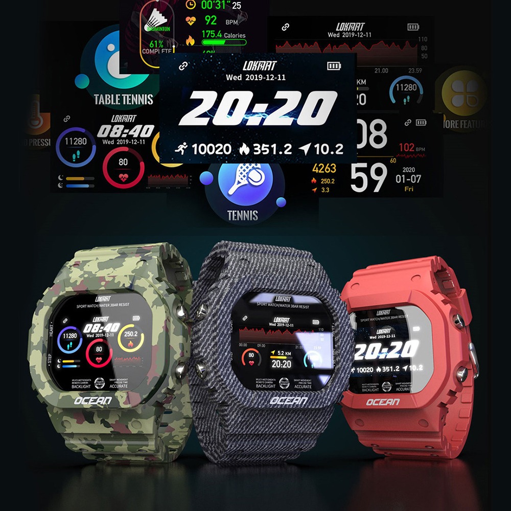 Relógio Desportivo Smartwatch Lokmat Ip68 Relógio I - Imagem 5