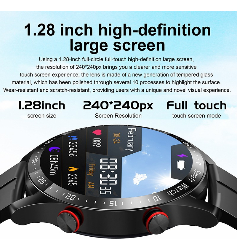 Smartwatch À Prova D'água Chamada Bluetooth - Imagem 2