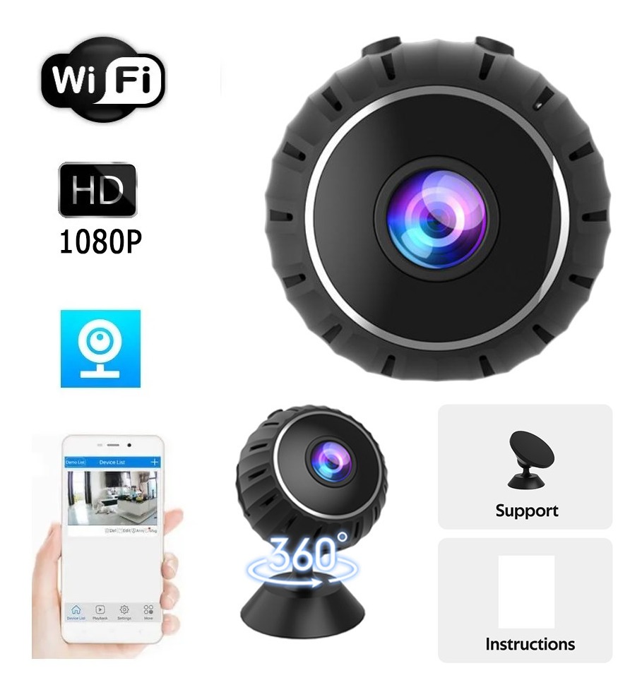 Mini Câmera Espiã Wifi Ip Gravador Modelo X10