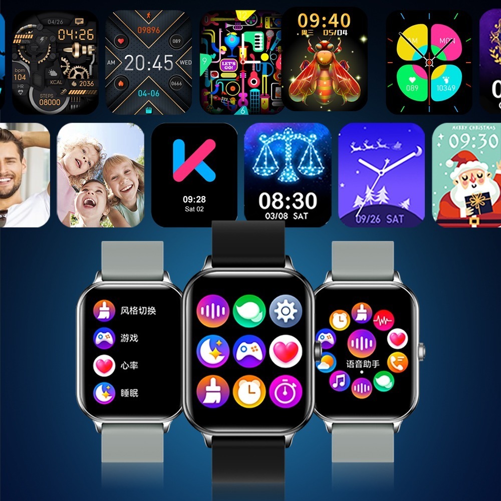 Relógio Inteligente Smatwatch Ku6 De 1,91 Polegadas Com Nfc - Imagem 20