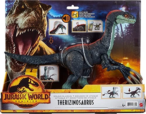 Figura De Terizinossauro Do Jurassic World Dominion Sound Sl - Imagem 6