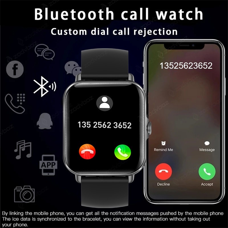 Smartwatch L21-1 Chamada Bluetooth - Imagem 4