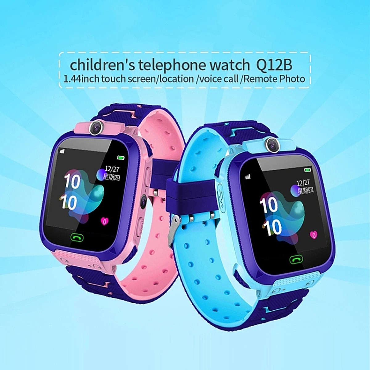 Q12b Kids Smartwatch Com Chamada De Voz E Bate-papo E Locali - Imagem 6