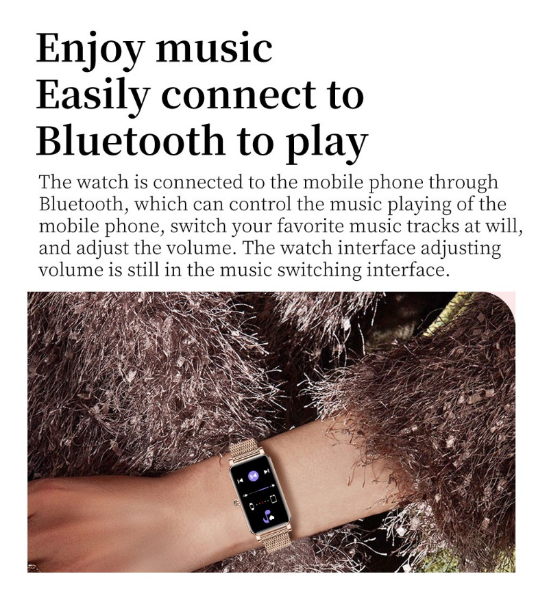 Relógio Inteligente Bluetooth À Prova D'água Feminino Lokmat - Imagem 15