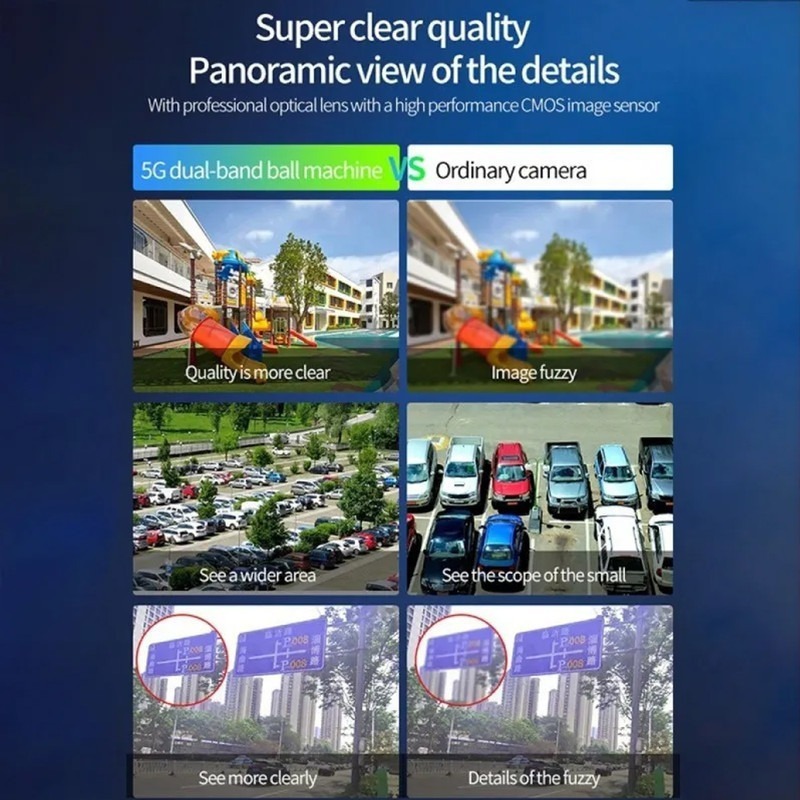 Camera Ip Inteligente Lampada Panoramica Wifi E Espiã 5g - Imagem 6