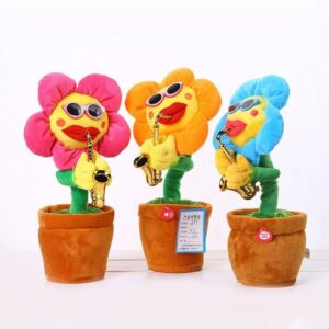 Brinquedos Elétricos Cantando E Dançando Flor Saxofone Giras