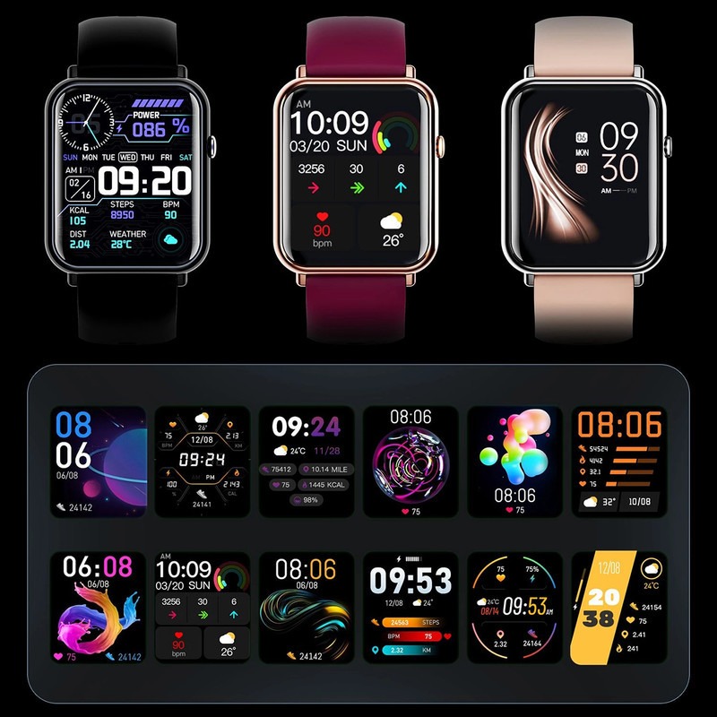 Para Xiaomi Huawei iPhone Ladies Smart Watch Sports - Imagem 9