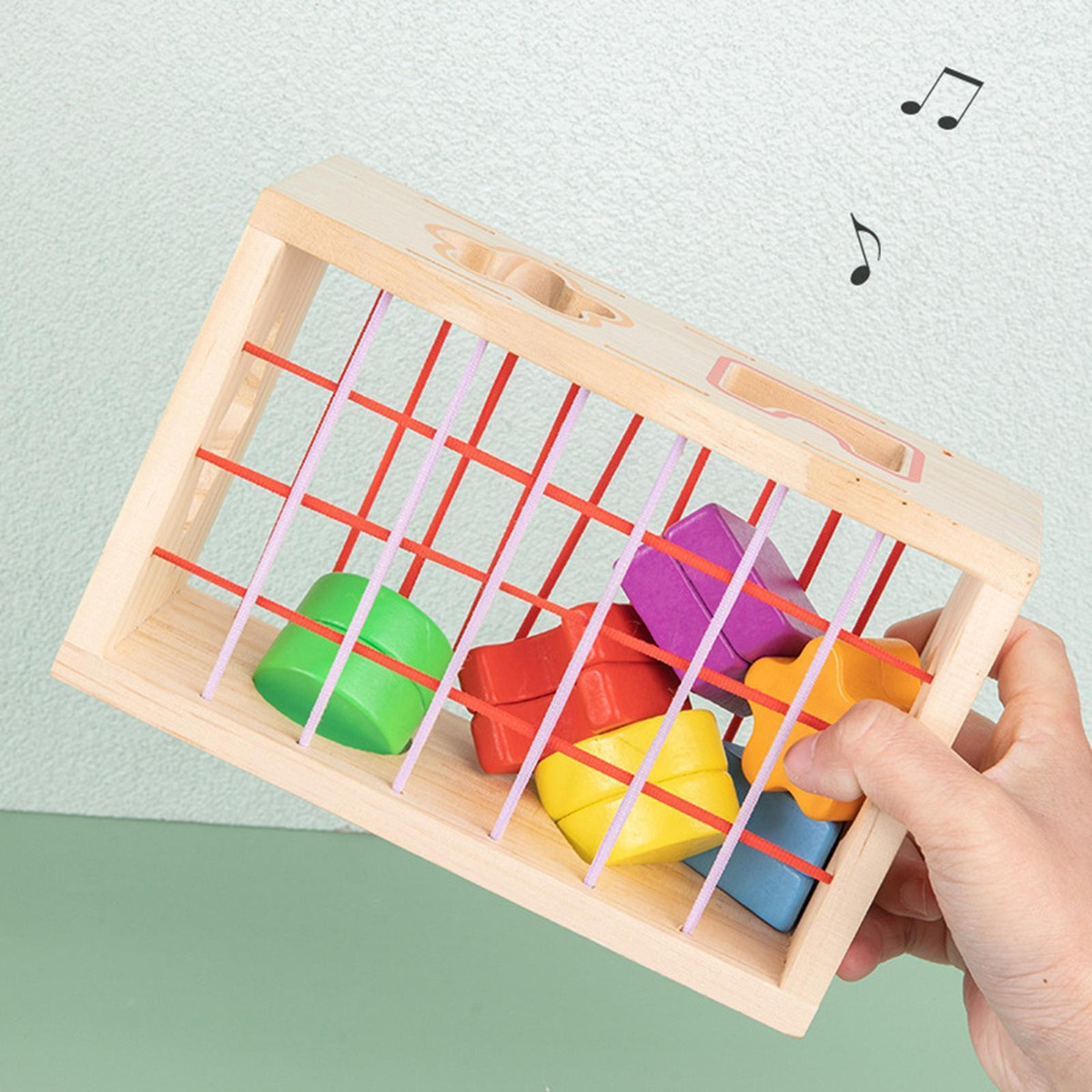 Caixa Sensorial Montessori Cor Cognição Sensorial - Imagem 4