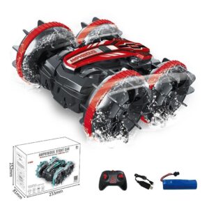 Carro Rc Elétrico Para Meninos Controle Remoto Vermelho
