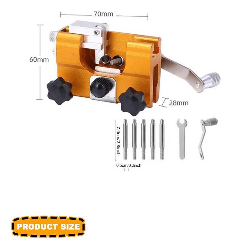 Kit De Ferramentas Manuais Para Afiador De Motosserra + 5 Ca - Imagem 2