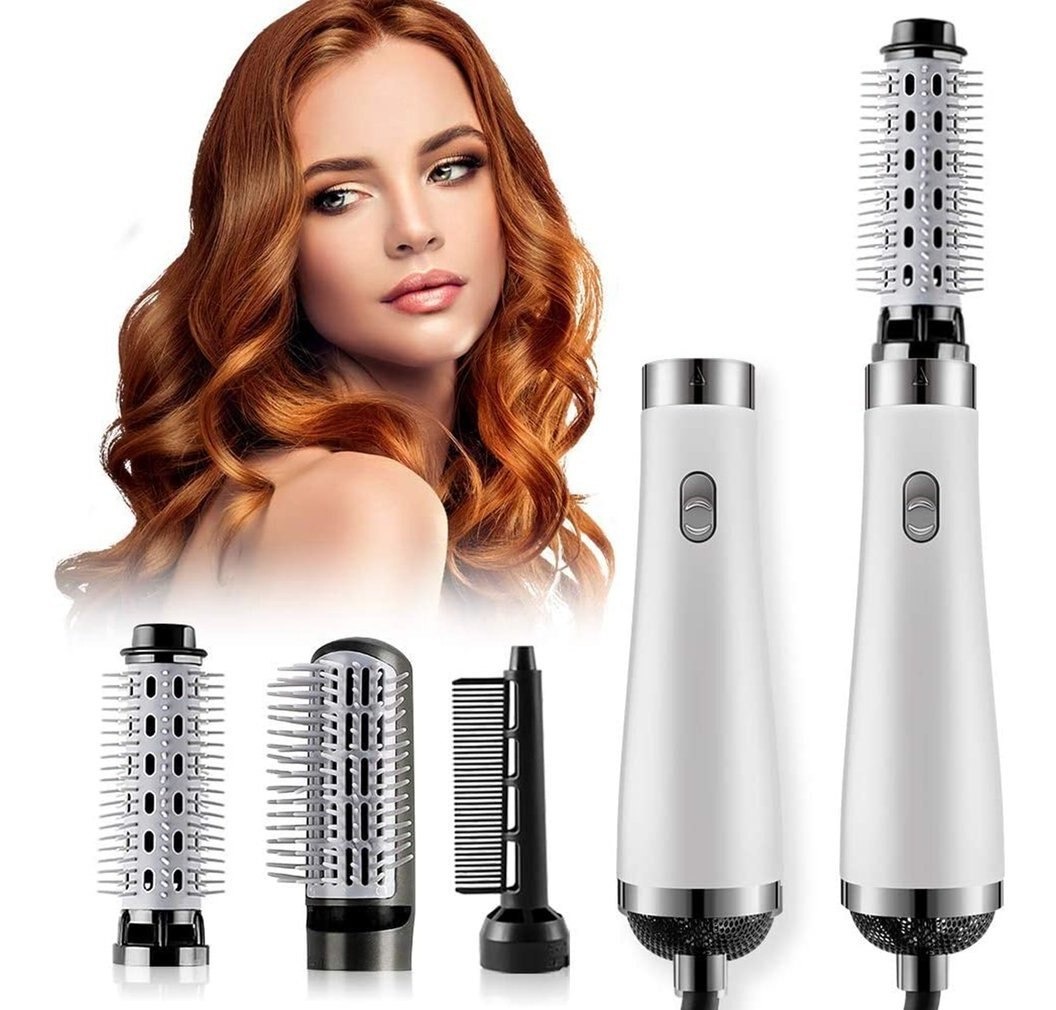 3em1 Pente De Ar Quente Secador Pente Cabelo Alisador Ondula - Imagem 12