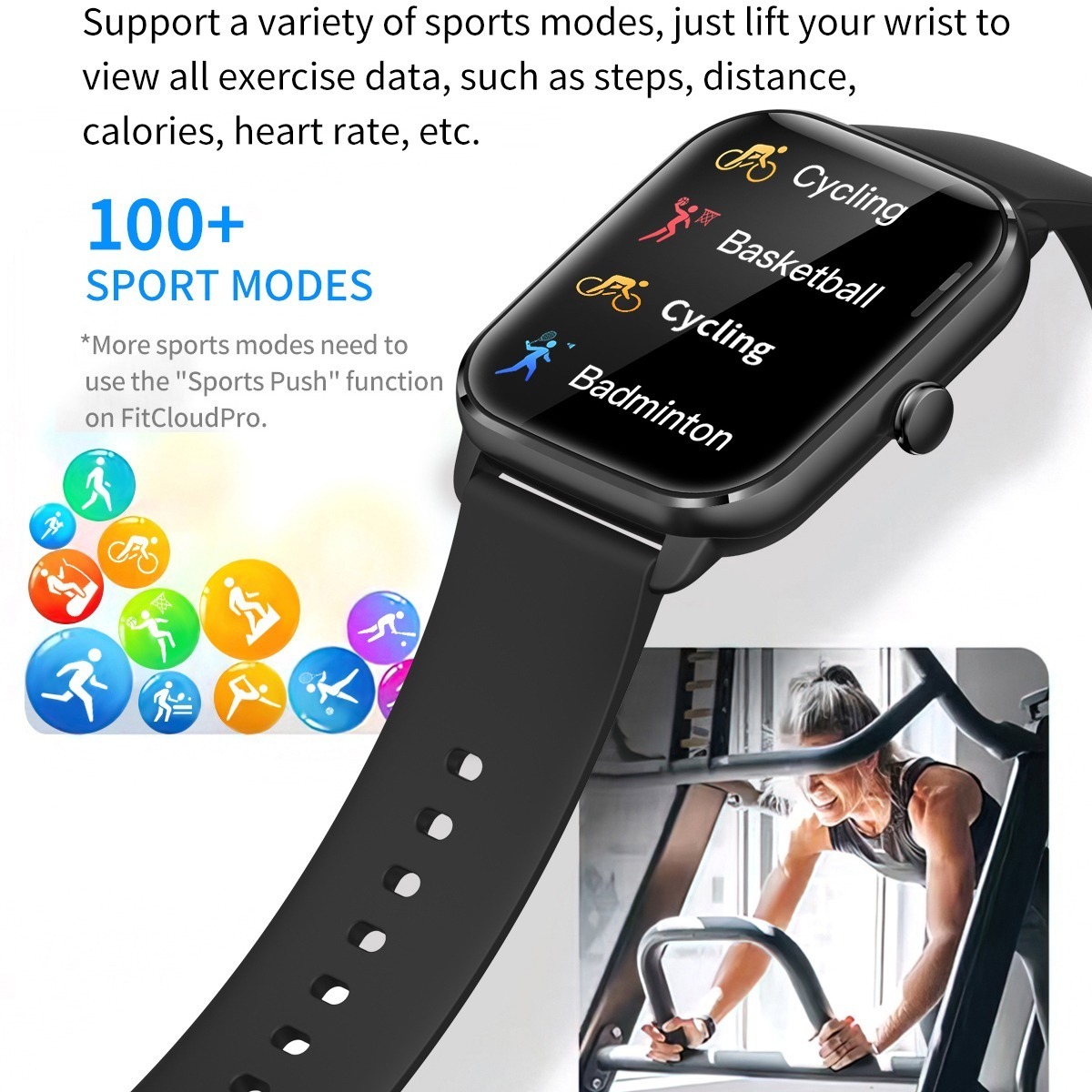 Smartwatch Bluetooth Voice Assistant Smart Watch Men 1.9 - Imagem 19