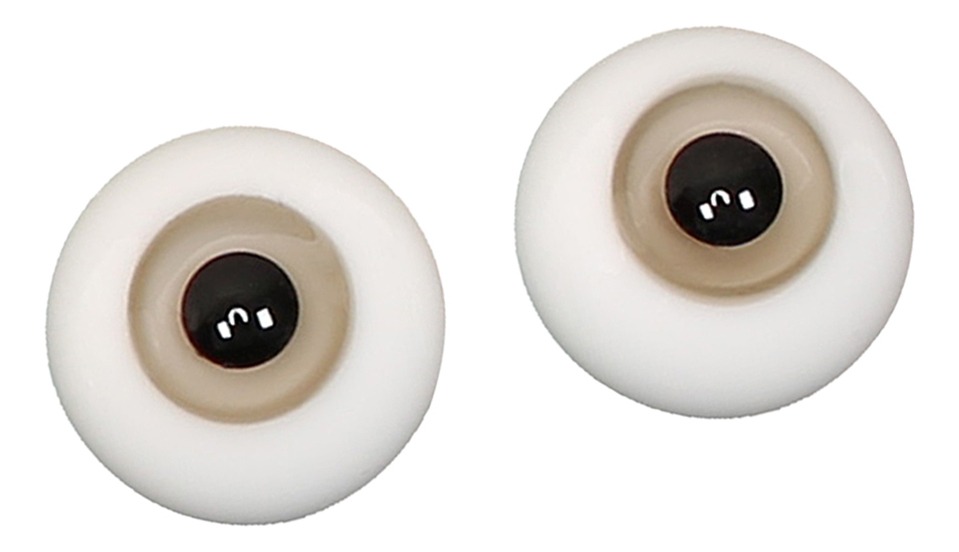 Olhos De Vidro Para Artesanato Cinza Claro