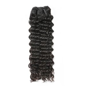 Pacote Virgem Peruca Do Cabelo Humano Cachos De 50cm Preto