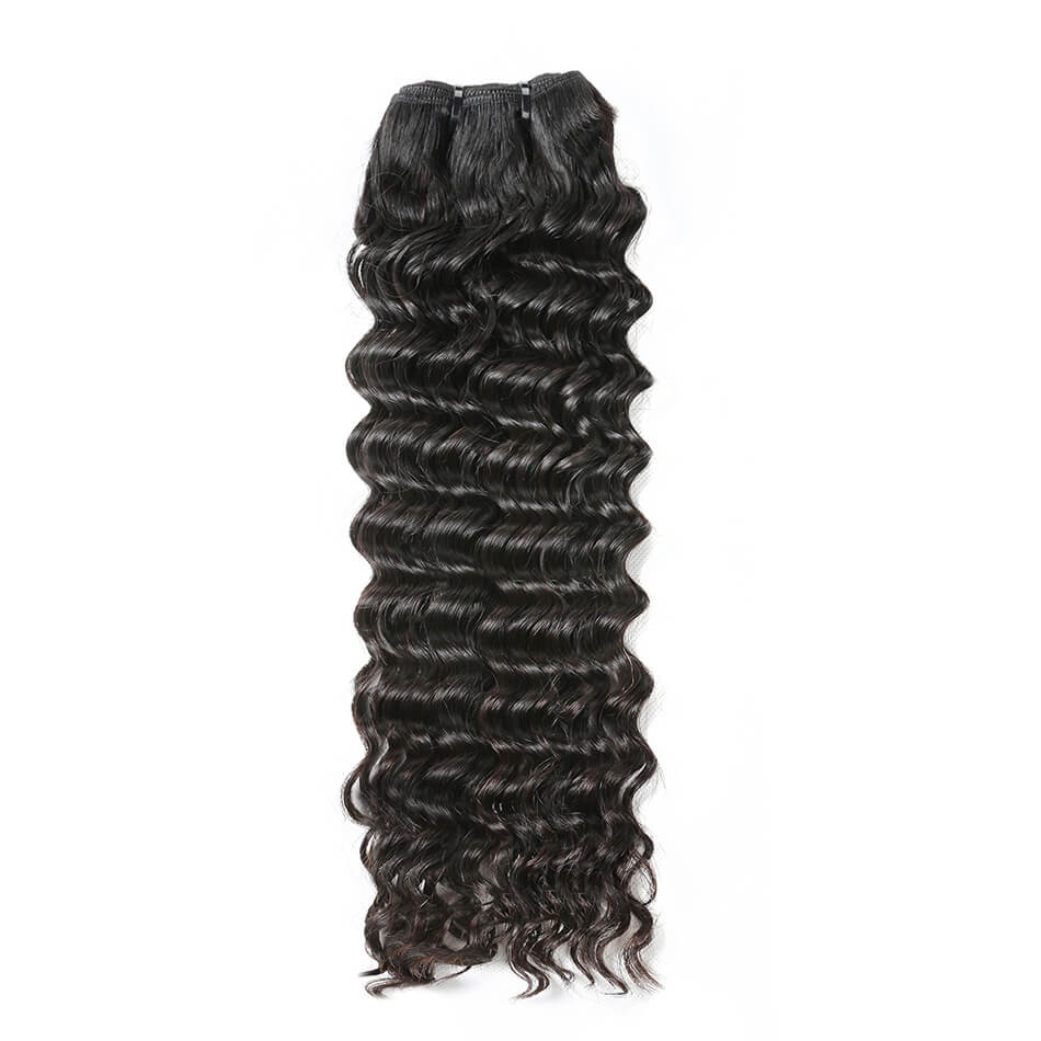 Pacote Virgem Peruca Do Cabelo Humano Cachos De 50cm Preto