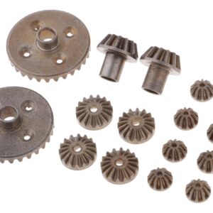 16x Metal Diferencial Dirigindo Engrenagem Planeta Conjunto