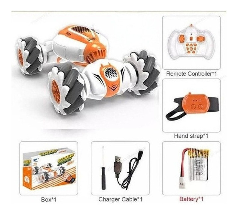 Carro Stunt Rc Mão Gestos Acrobáticos Sensores Veículos