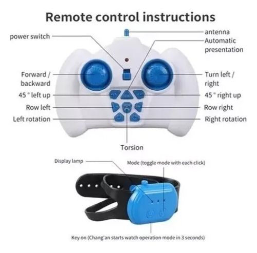 G 1/24 Balancim De 8 Canais Com Controle Remoto Rc-feqku - Imagem 3