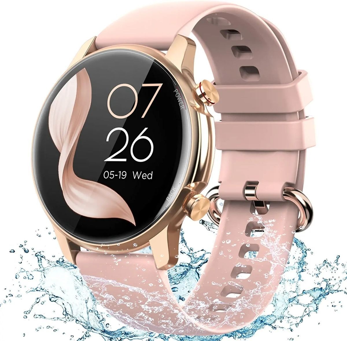 Smartwatch Para Homens Mulheres 5atm Relógios De Fi