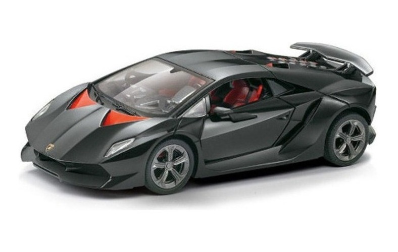 Carrinho Controle Remoto Lamborghin Acende Farol Led+pilhas - Imagem 3
