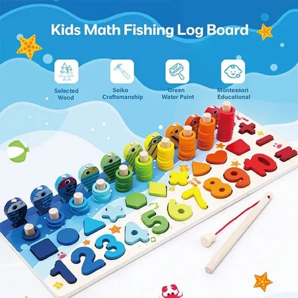 Montessori Brinquedos De Madeira Educativos Para Crianças Bo - Imagem 10