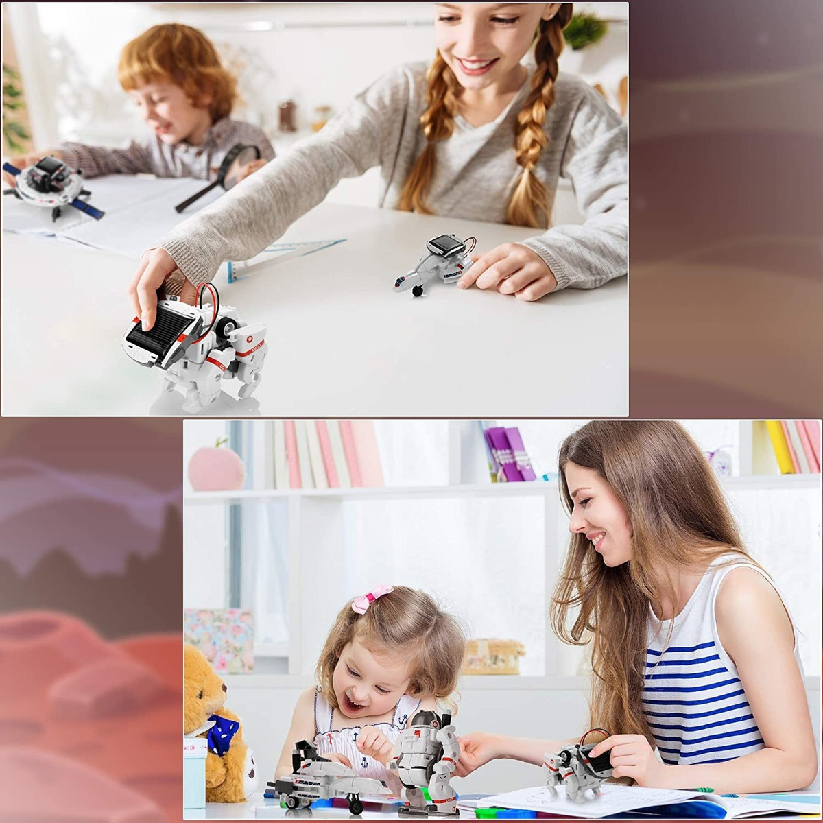 Solar Robot Toys 6 Em 1 Kits De Aprendizagem De Haste Educac - Imagem 6