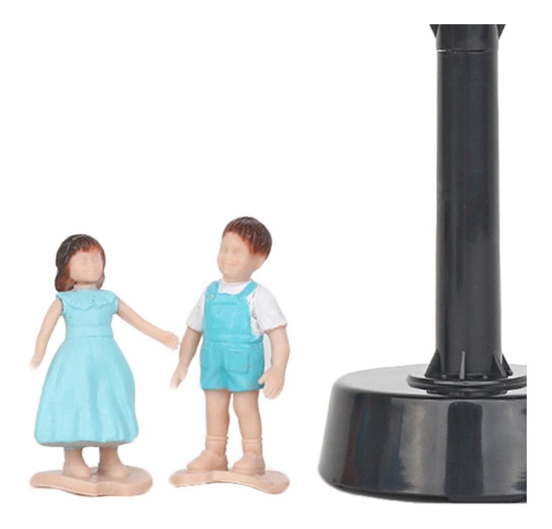 2 X Mini Sinal De Trânsito Semáforo Elétrico Com Som E - Imagem 8